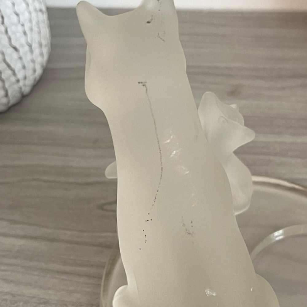 Partylite Wolf Family Frosted Tea Light Votive Holder - Picture 12 of 16